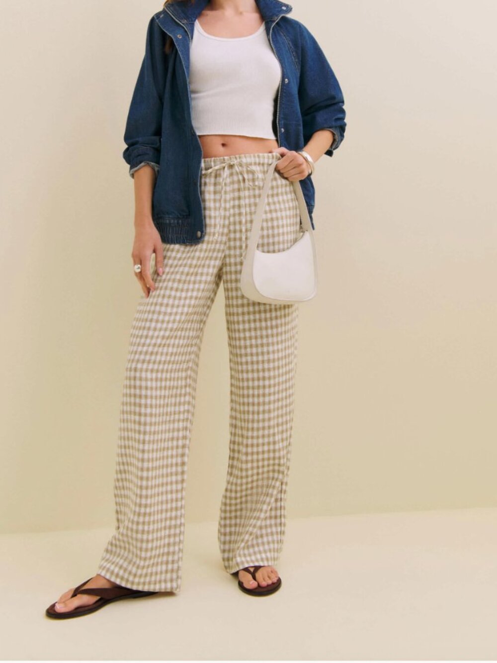 Reformation Olina Linen Pants